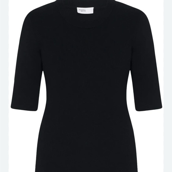 Rosetta Getty Classic Black Cotton Top - Picture 5 of 10